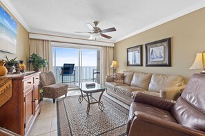 Living Room - Spacious with spectacular views of the Emerald Coast!!