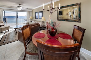 Dining and Living Room - Yes, you even get amazing views from the dining table!