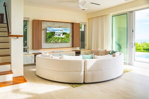 The interior decor & colors have a luxurious, island feel.