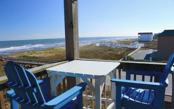 Ocean View From the Deck at Wave Watcher at Sandcastle