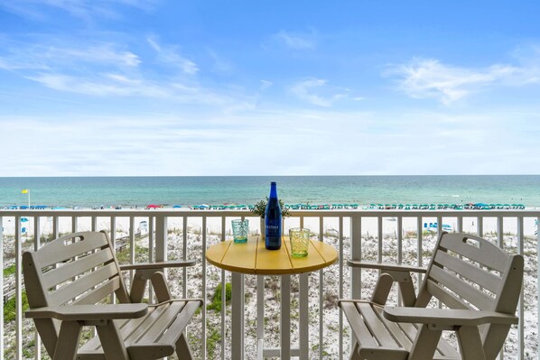 Balcony Views - Enjoy the beautiful views with a beverage of choice.