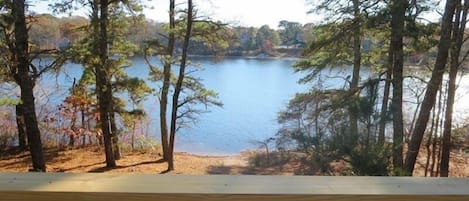 View from the deck - 379 Oak Street Harwich Cape Cod New England Vacation Rentals