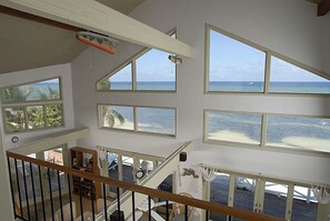 Upper loft area with elevated ocean views.