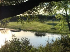 Private pond - great for fishing!