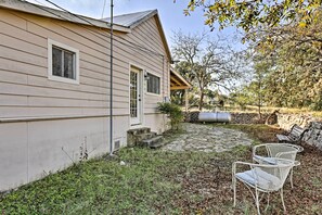 You'll have plenty of outdoor seating right in the backyard!