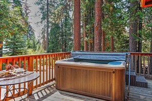 Deck | 1st Floor | Private Hot Tub