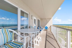 Lots of room for everyone to hang out on the patio.