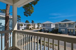 Private balcony off the master suite!