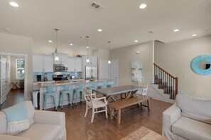 Whether you are cooking dining, or relaxing on the couch feel all together with this floor plan