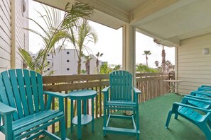 Enjoy the island breeze out on your private balcony.