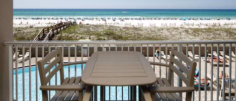 Breathtaking view from your vacation home - Enjoy the crystal blue pool or the crystal blue Gulf!