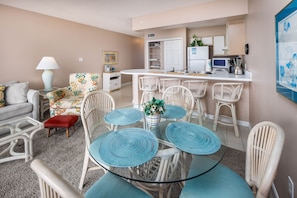 Dining area - Enjoy a meal at the dining room table.