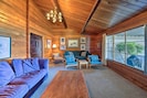 Living Room | Free WiFi | Lake Views