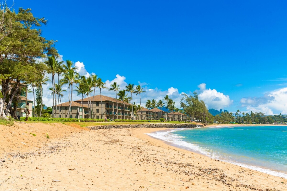 Pono Kai Unit C101: AC, Oceanfront, Ground Floor Unit, Steps to the Ocean