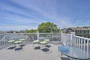 Shared Deck | Outdoor Dining | Water Views