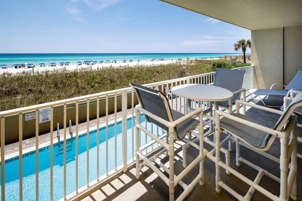Balcony - Gorgeous Gulf views!