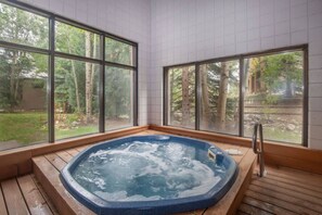 Relax In The Hot Tub After A Busy Day