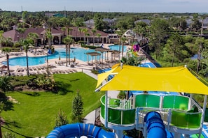 View of the Resort Pool and water park area