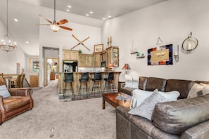 Living Room and Breakfast Bar