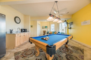 Rec Room with Pool Table