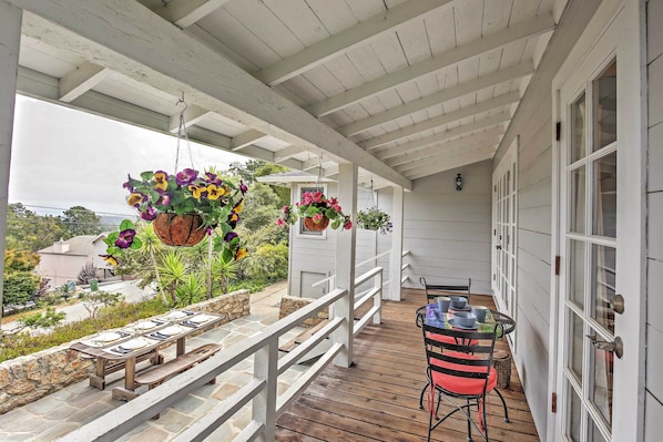 Elevate your Aptos experience when you stay in this beautiful vacation rental cottage.