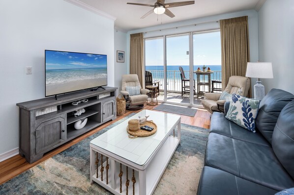 Gulf Front living area