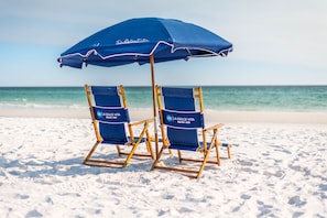 Your beach chairs await you