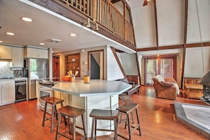 Kitchen | Large Island w/ Bar Seating