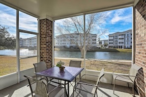 Screened Patio | Keyless Entry | Waterfront Unit