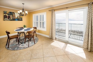 Dining area - Enjoy your meal with a view.