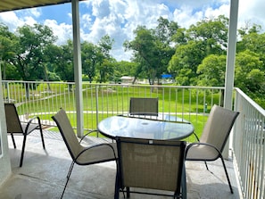 Balcony seating