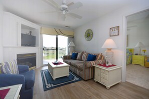Oasis on the Bay #107-Living Area