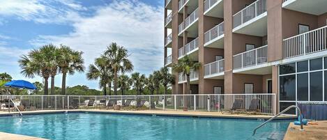 Gulf Shores Vacation Rental | 1BR | 2BA | 737 Sq Ft | 7th-Floor Condo