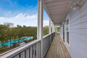 Balcony off the second level bedrooms!