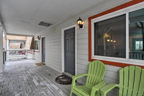 Covered Balcony | Access Only by Stairs