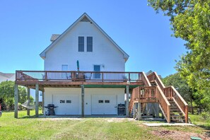 Exterior | Wraparound Deck | Driveway Parking (6 Vehicles)