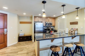 Fully Equipped Kitchen in our Winter Park, Colorado Condominium