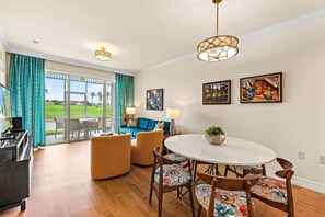 Dining Room with Seating for 5; All New Decor and Furnishings! Enjoy Beautiful Golf Views While Enjoying a Home Cooked Meal!