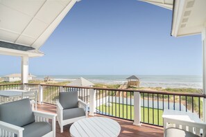 View from Rear Covered Deck Located on the Third Level