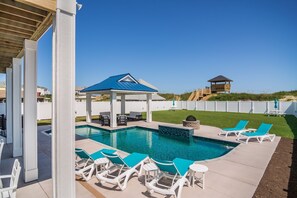 Custom Concrete Private Pool