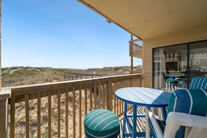 Oceanfront Deck off Living Area