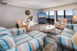 Living Room - Will you look at the TV or the fantastic view?