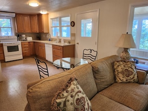 Kitchen  with breakfast table. - Kitchen with breakfast table.