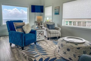 Surf Song Cottage is a newly built, beach front home on the quiet, East end of Folly Beach.