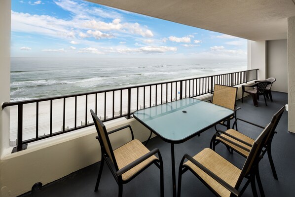 Balcony view - Views from this top floor balcony are UNBEATABLE!!