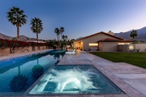 Relax and unwind in the jacuzzi