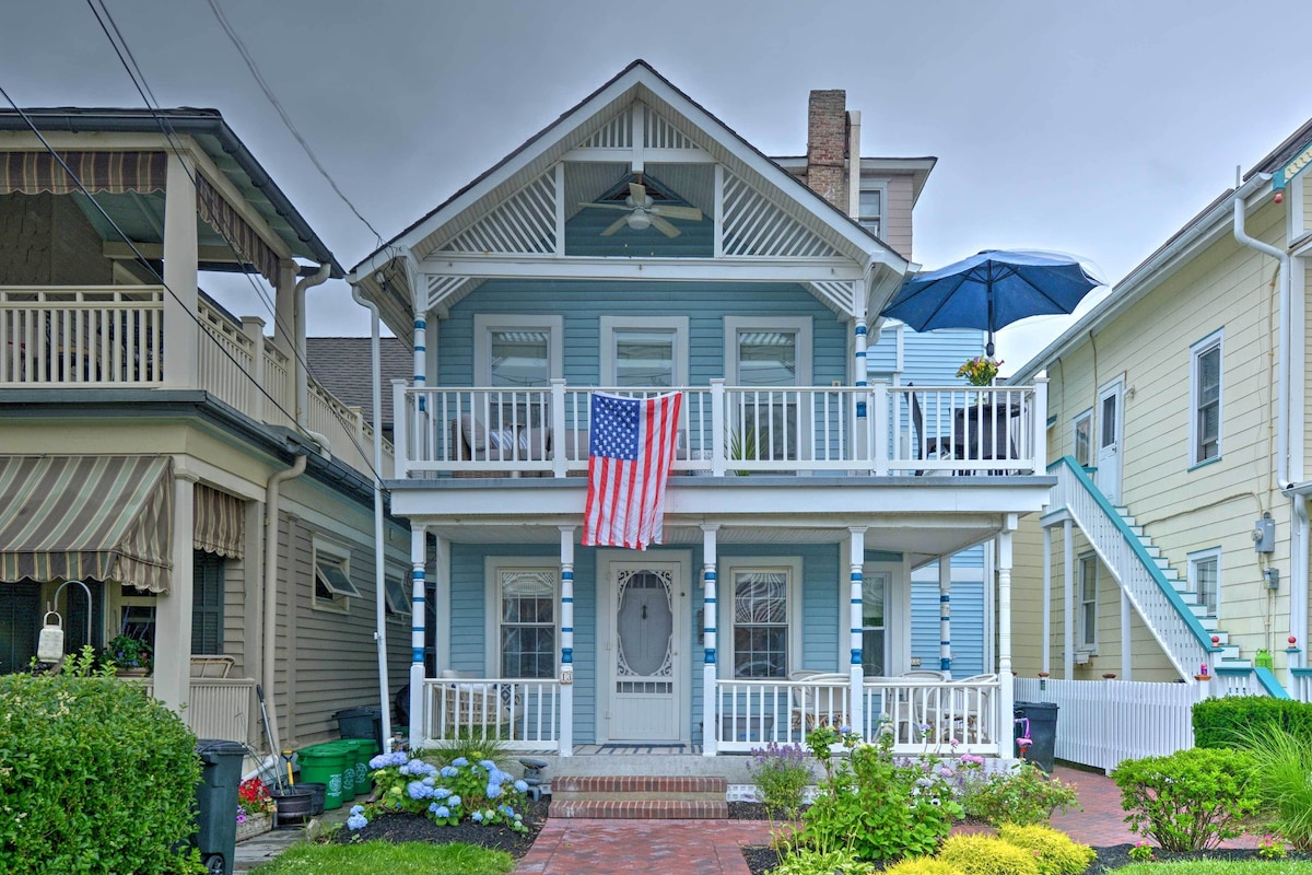 Ocean Grove Apt. w/ Balcony: 1 Block to the Beach!