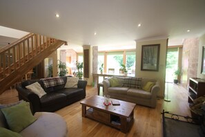 The ground floor is open plan with lots of space