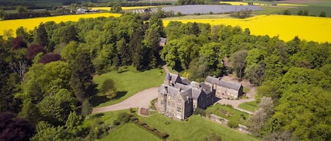 Arial photo of Kinblethmont House