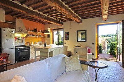 Beautiful apartment in San Gimignano - RoccaiaCasa'70